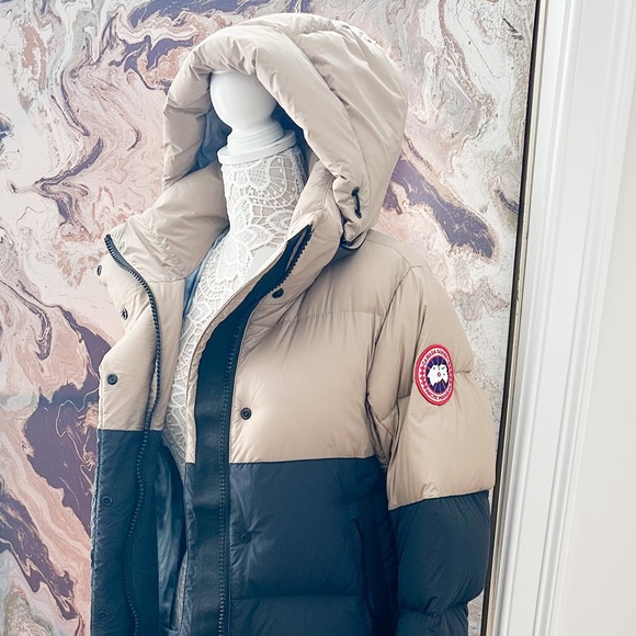 New! Canada Goose Byward Parka Regeneration Bicolor Long Down Puffer - Picture 10 of 14